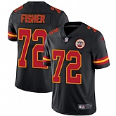 Nike Men & Women & Youth Chiefs 72 Eric Fisher Black NFL Vapor Untouchable Limited Jersey,baseball caps,new era cap wholesale,wholesale hats